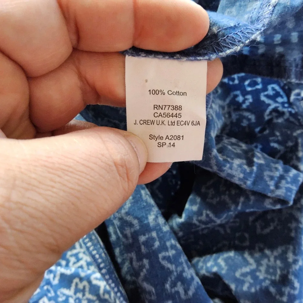 Womens J.Crew Tunic Top Lot of 3 Long Sleeve‎ Button Down Casual